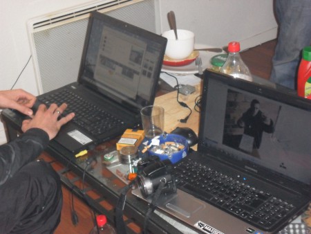 En plein travail montage clip